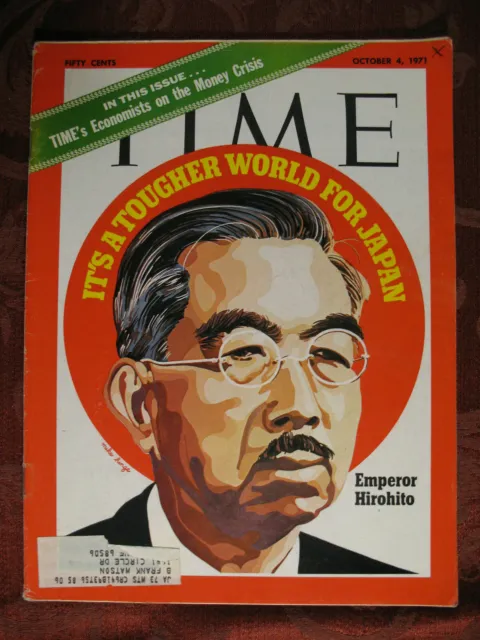 TIME magazine October 4 1971 Oct 10/4/71 EMPEROR HIROHITO JAPAN