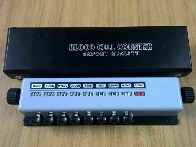Blood Cell Counter – 8 keys - For hematology - Indian Made NEW WITH FREE SHIPP