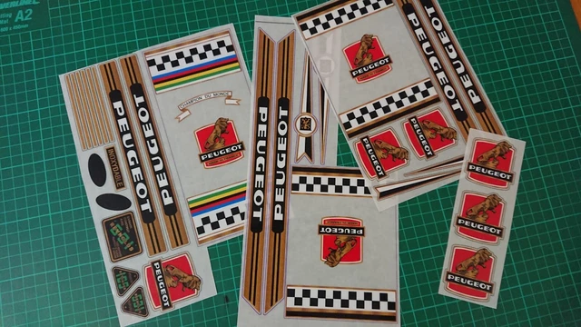 STICKER CYCLES PEUGEOT Vintage Autocollant Lion Velo Logo Pa127 EUR 5