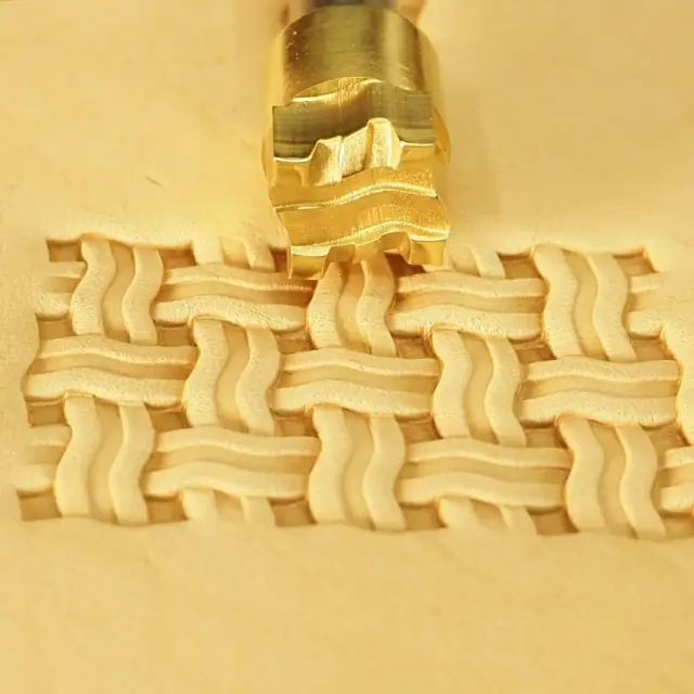 Herramientas de estampillas de cuero estampillas estampado tallado latón herramienta de elaboración punzón hágalo usted mismo #540b