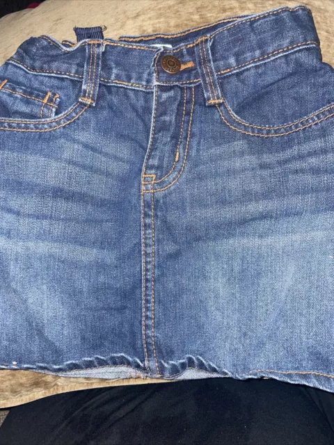 Oshkosh Size 7 Jean Skirt Girls