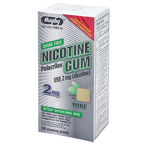 Chicle de nicotina como nueva 50 masticables 2 mg de rugby