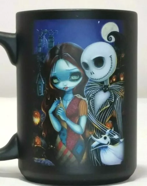 Disney Nightmare before Christmas Wonderground  Jack Sally Becket Griffith Mug 2