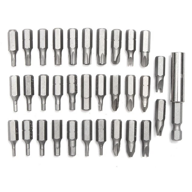 33pcs Set Punte Special-Bits Tri-Wing Torx Hexagon-Screwdriver CRV-6150 Lega