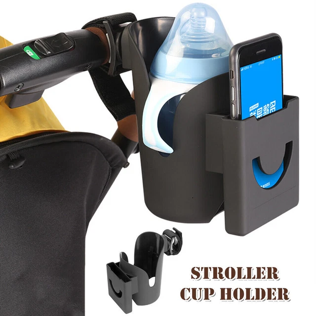 Two-in-one Universal Stroller Cup Holder Phone Holder Box For Pram Baby Stroller