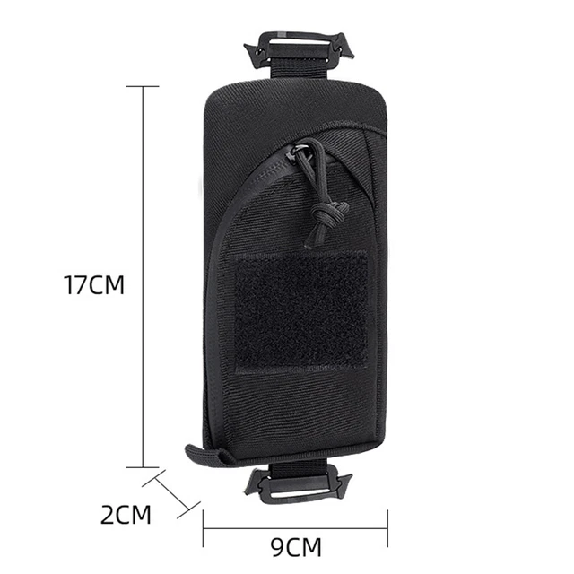 (Black) Military Survival Emergency Bag Wear Resistance High Density