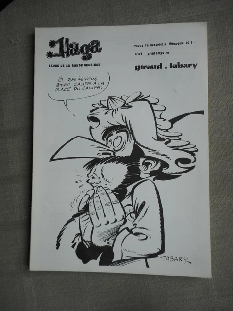 Haga No °34 Printemps 78 Giraud Tabary IN Good Condition/Very Good Condition