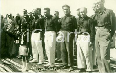 1935 ca TRIPOLITANIA Camicie Nere con Balilla e indigeni *Fotografia