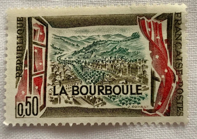 TIMBRE COLLECTION STATION thermale de La Bourboule 1960 1256 neuf EUR 1