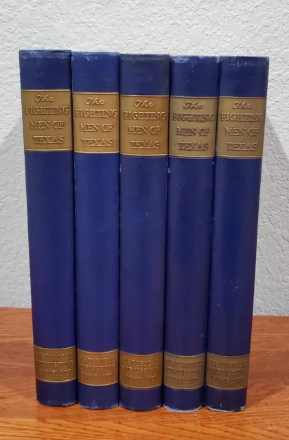 The Fighting Men of Texas World War II - Complete 5 Volume Set Published in 1948