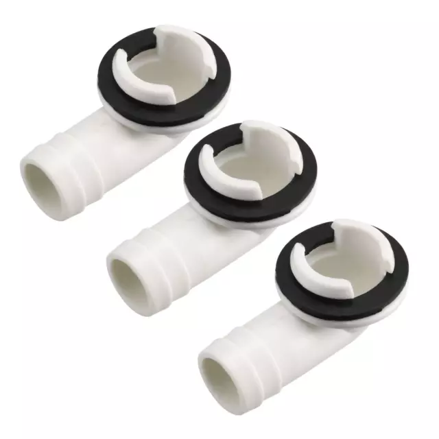 Climatisation Tuyau Connecteur Coude Raccord pour Fenêtre AC Parties 22.5mm 3Pcs