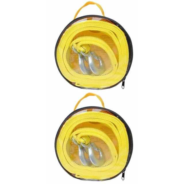 2 pcs Corda Recupero Della Cinghia Heavy Duty Traino Cinghie Auto Verricello