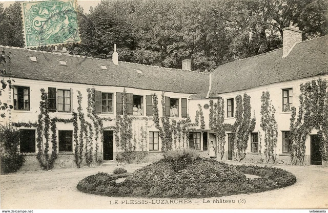 12054 cpa 95 Le Plessis Luzarches - the castle