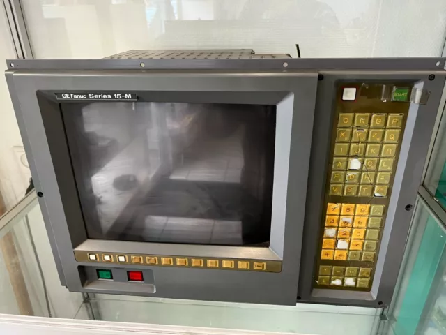 GE Fanuc Series 15-M CRT/MDI Unit A02B-0094-C041 Control Panel