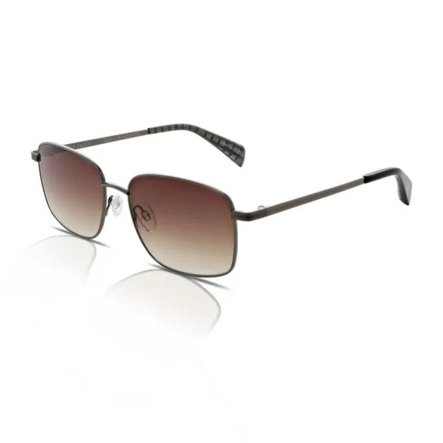 Ted baker Lunettes de Soleil Homme TB1684 Shaun 900 Foncé Gunmetal / Brun