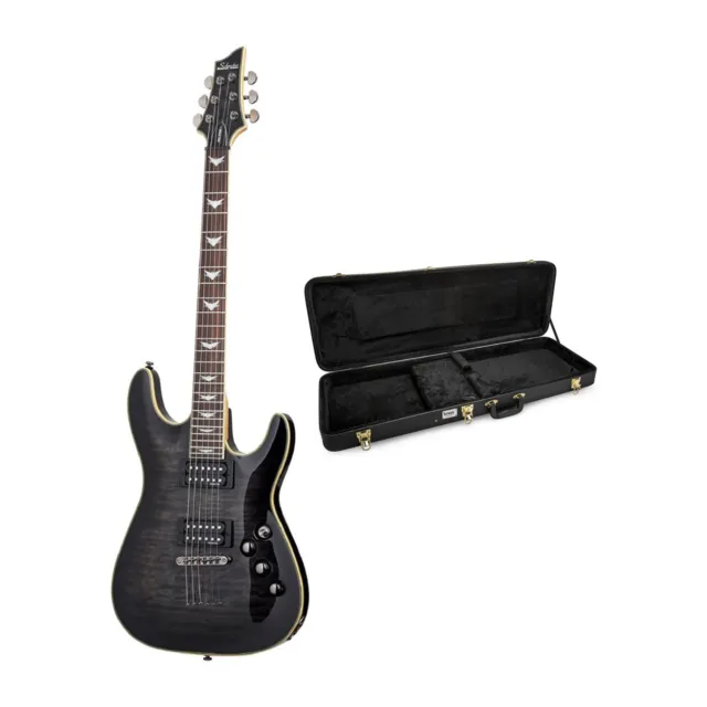Schecter Omen Extreme 6 Electric Guitar with Electric Guitar Hard Shell Case