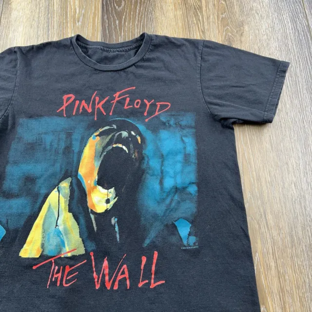 Vintage Pink Floyd Shirt Mens M Black The Wall 2014 Tour Concert Rock Band Tee