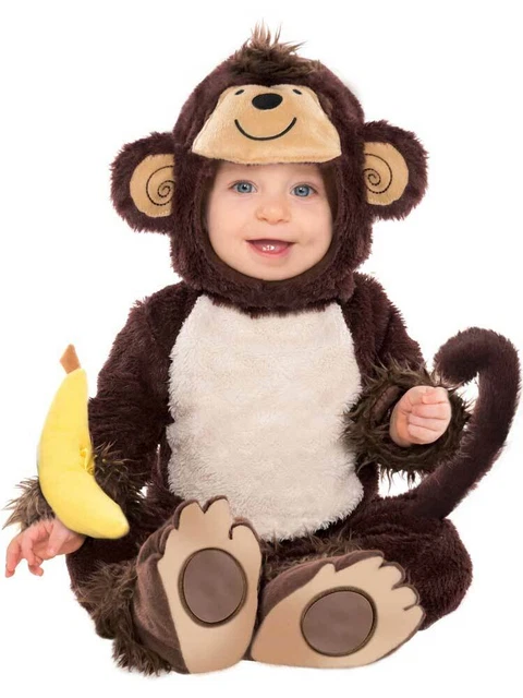 Abito scimmia neonato bambino costume scimpanzé scimmia bambini ragazzi ragazze