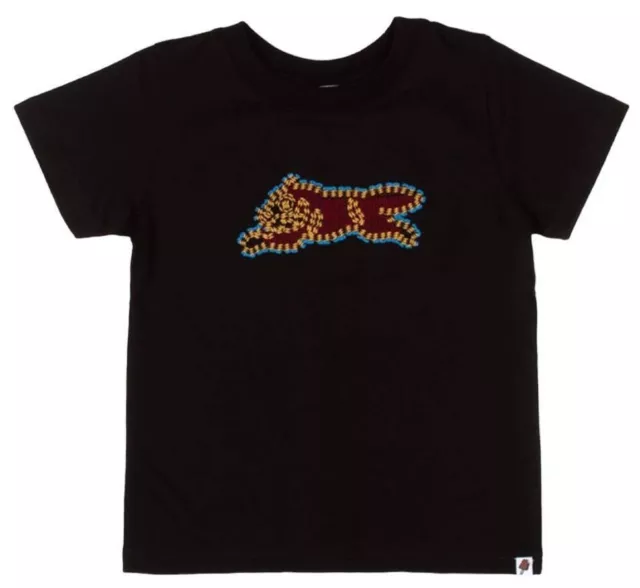 ICECREAM KIDS Wavy S/S Tee 443-1200 Black 2024 Brand New Withtags