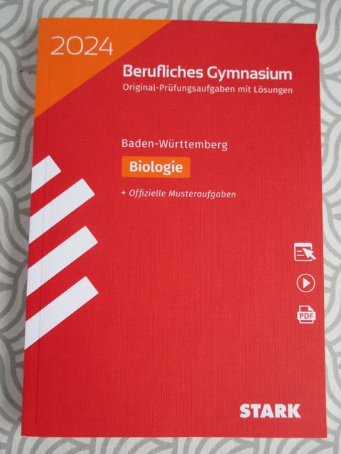 Bw Berufliches Gymnasium Abitur 2024 STARK ABITURPRÜFUNG BERUFLICHES Gymnasium 2024 - Biologie - BaWü EUR 6