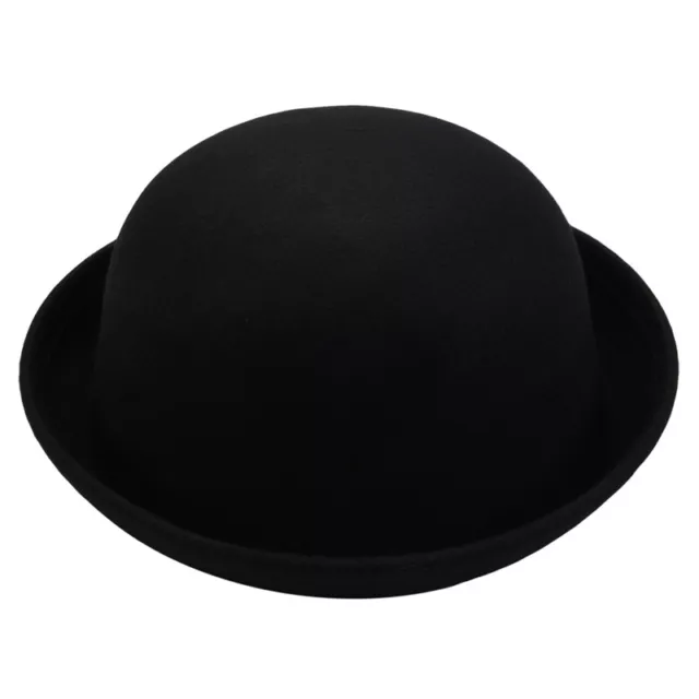 1 Stueck Melone Bowler Muetze Hut Bowlerhut Bowler Hut Filzhut Chaplin Hat I4