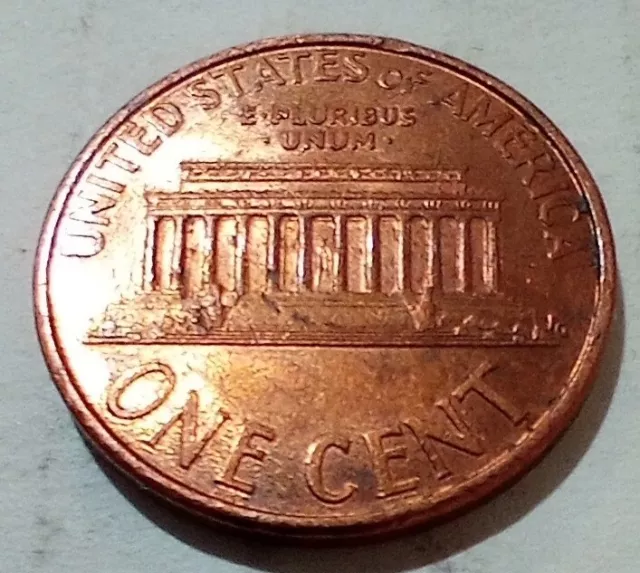 1998 D One Cent MAD Error Coin Machine Doubling Misaligned Die