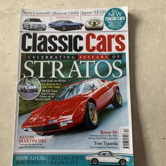 Classic Cars Magazine December 2013 Aston Martin Rover P6 Sierra COSWORTH