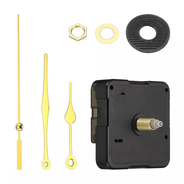 Clock Mechanism Replacement, Quartz Clock Mechanism DIY Wall Clock, 18008, Gold