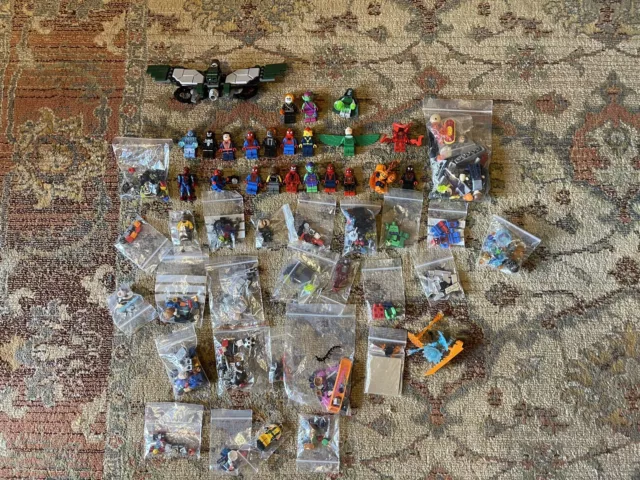 lego marvel minifigure bundle job lot With Spare Pieces