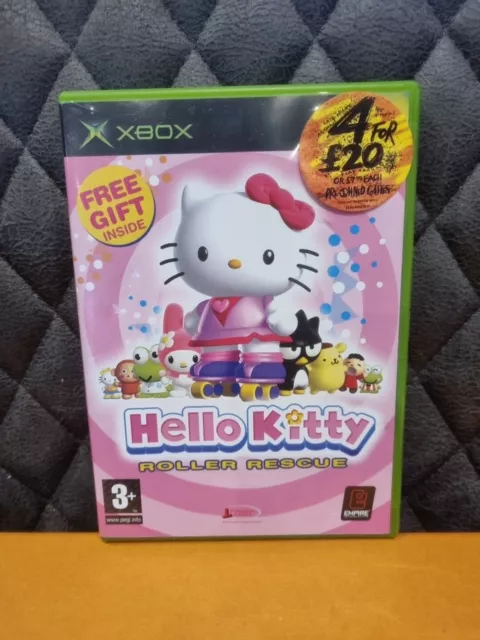 Hello Kitty Roller Rescue Xbox Game With Manual