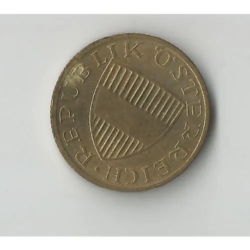 AUSTRIA 1988 50 GROSCHEN COIN; nice circulated