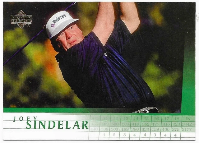 ⛳ 2001 Upper Deck Golf Joey Sindelar Card