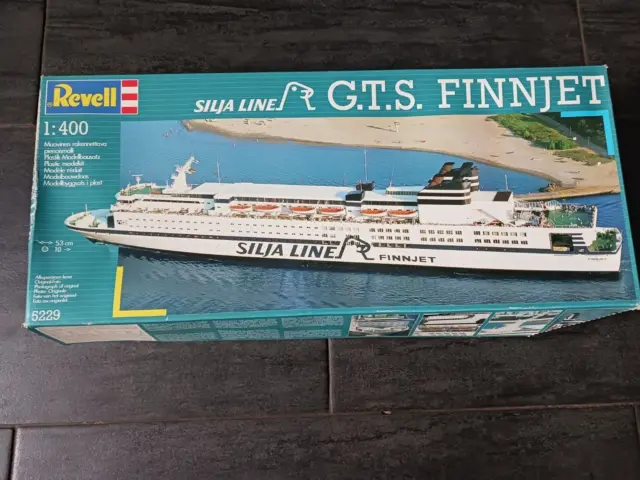 Revell G.T.S. Finnjet 1/400 5229 Neuwertig Schiff Boot Alte Modell Unbebaut