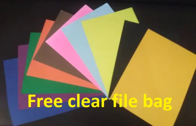 Quality A4 mix color sheets color fluorescent,40 color paper, 4 sheets 10 colors