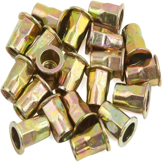 40Pcs M8 M8 Crush Nut  Nutsert Tool Kit Riv Nut Tool Kit  for Crafts