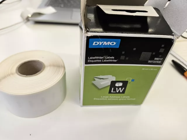 Genuine Dymo Large Address Labels for the Labelwriter  450,  series 99012