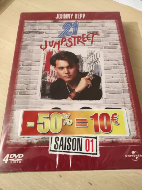 * NEUF SOUS BLISTER -  21 jump street -  Saison 1 ( 4 dvd) SERIE JOHNNY DEPP