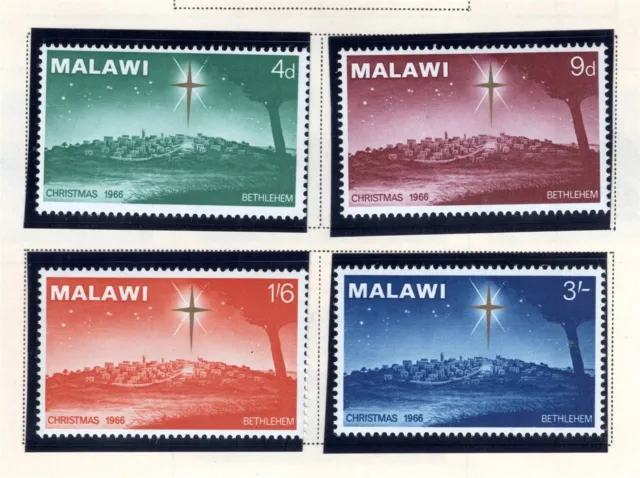 Malawi Stamp Scott #63-66, Christmas 1966, Set of 4, MNH, SCV$1.00