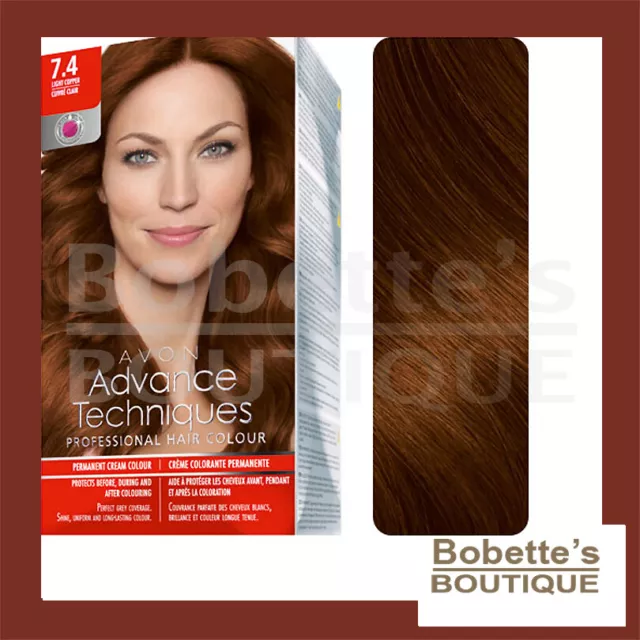 COLORATION CHEVEUX Châtain Clair Doré 6.3 AVON PROFESSIONAL HAIR COLOUR  ADVANCE