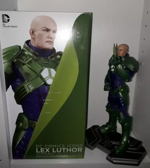 DC Collectibles Superman Lex Luthor Figur Statue Bust LIMITIERT DC Comics Icons