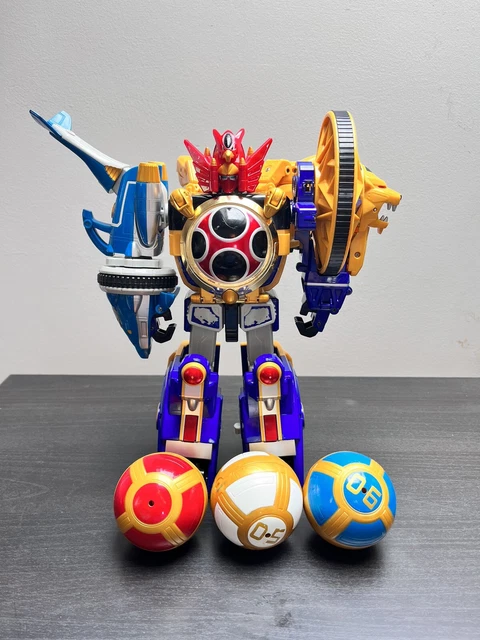 POWER RANGERS NINJA Storm Storm Power Megazord With 3 Power Spheres and ...