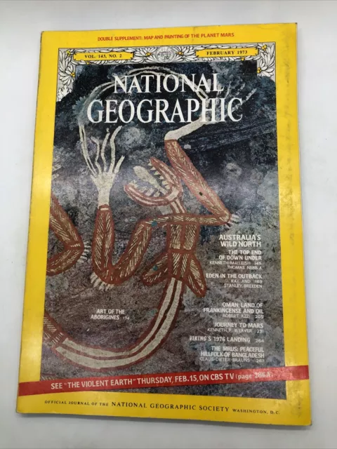 National Geographic Magazine February 1973