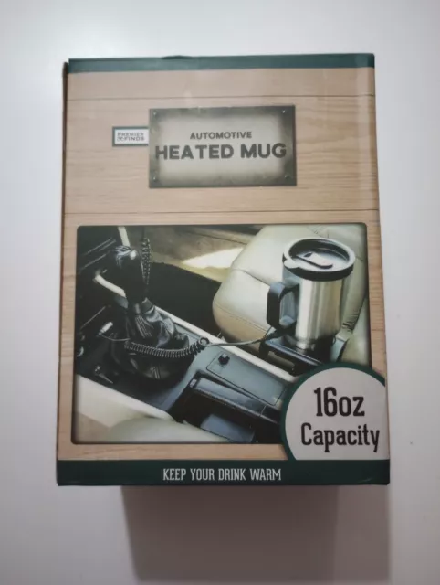 Premier finds New Heated 16oz Automotive Stainless Steel Travel Mug 12V Adapter