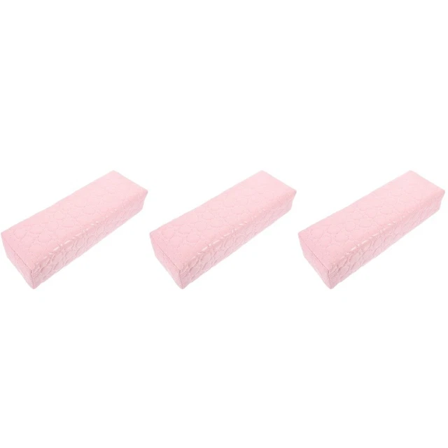 3x cuscini a mano pratici morbidi portatili salone nail art rest cuscini