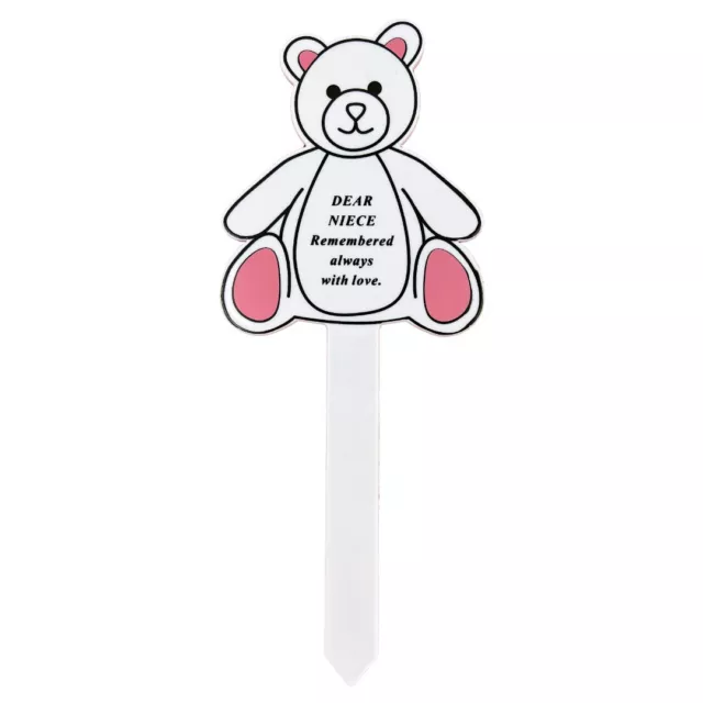 Special Niece Memorial Baby Child Remembrance Verse Grave Ground Stake