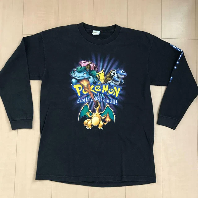 Pokemon T-Shirt Top Manica Lunga Taglia XL Carattere Goods Moda Vestiti