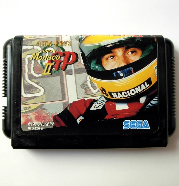 Jeu Sega Mega Drive Super Monaco GP - Très Bon état, Boîte Et Instructions Incluses