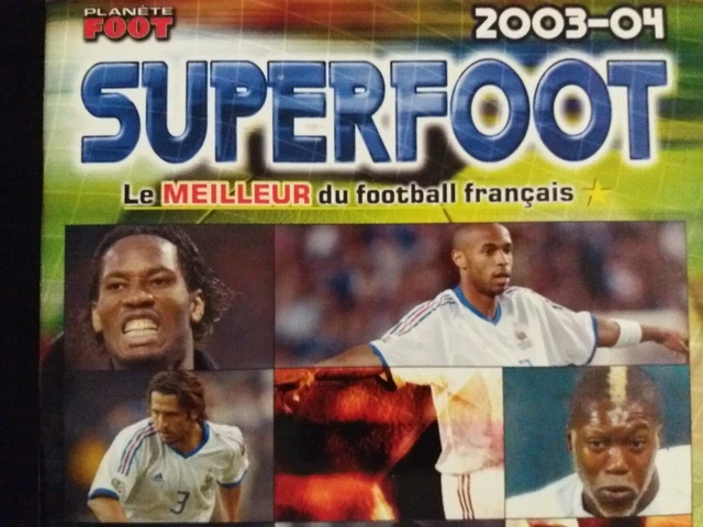 42 ERIC DECROIX image sticker PANINI SUPERFOOT 1999-2000