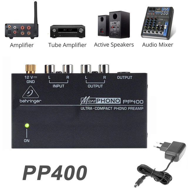 Nobsound T3 Preamplificatore Phono MM RIAA Per Giradischi - Conversione Segnale, Controllo Volume Preamplificatore Giradischi Vintage - Foto 3