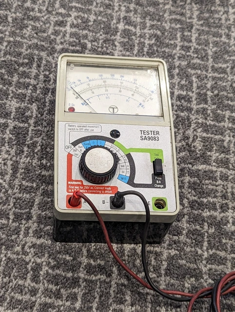 RETRO BRITISH TELECOM TESTER SA 9083 Vintage BT Multimeter WORKING ...